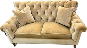 Velvet Tufted Expressions Furniture Small Sofa