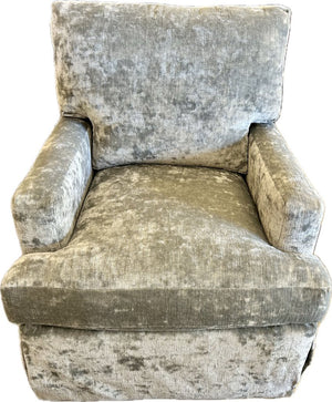 Brand New!! Lee Industries Grey Club Chair with Skirt